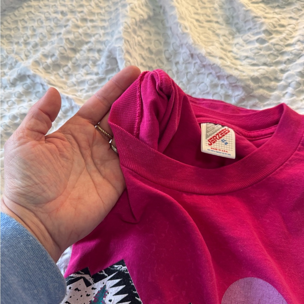 Jerzees Hot Pink Utah Graphic Women’s Tee - Picture 7 of 8